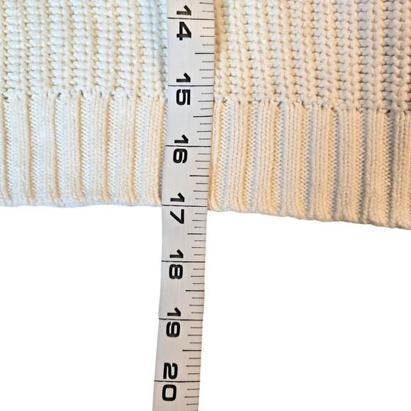 Aeropostale Striped Sweater Size Medium Off White Preppy Y2K Rainbow Casual - Picture 8 of 9